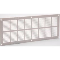 Grille aération blanc à visser 13,1x33,7cm